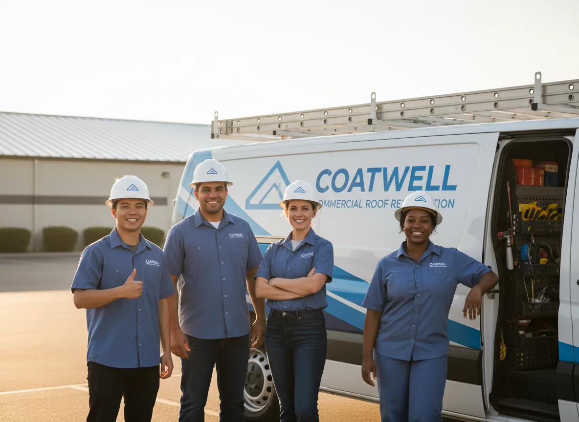 Commercial roof coating company in Garvin, MN